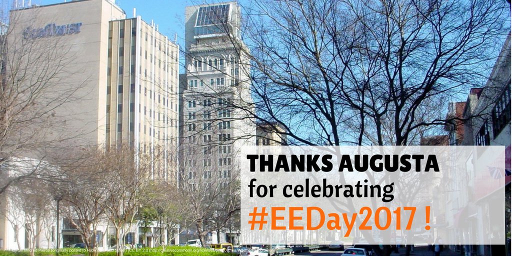 Thank you Augusta, Georgia for proclaiming Oct 5th Energy Efficiency Day! #EEDay2017 <a href="/hardiedavis/">Hardie Davis, Jr.</a> <a href="/CityofAugusta/">Augusta, Georgia Government</a> #Augusta