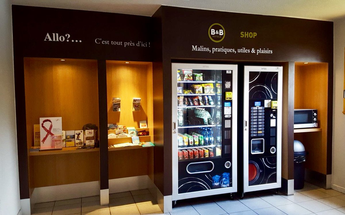 Hôtel B&amp;B Aubagne - Gémenos 📍🏨 
#vending #vendingmachines #snack #breakarea