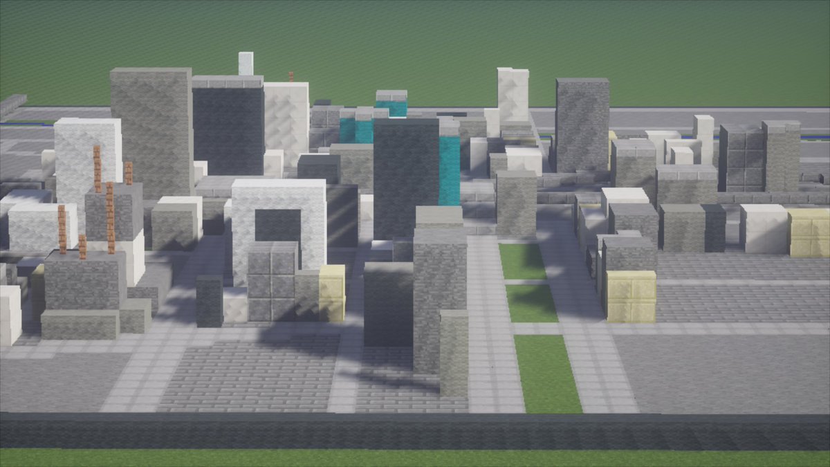 Kiha1 Minecraft現代建築勢 朗報 Ps4で作ってきた新成台市が復活決定 只今設計図のミニチュアを作ってます