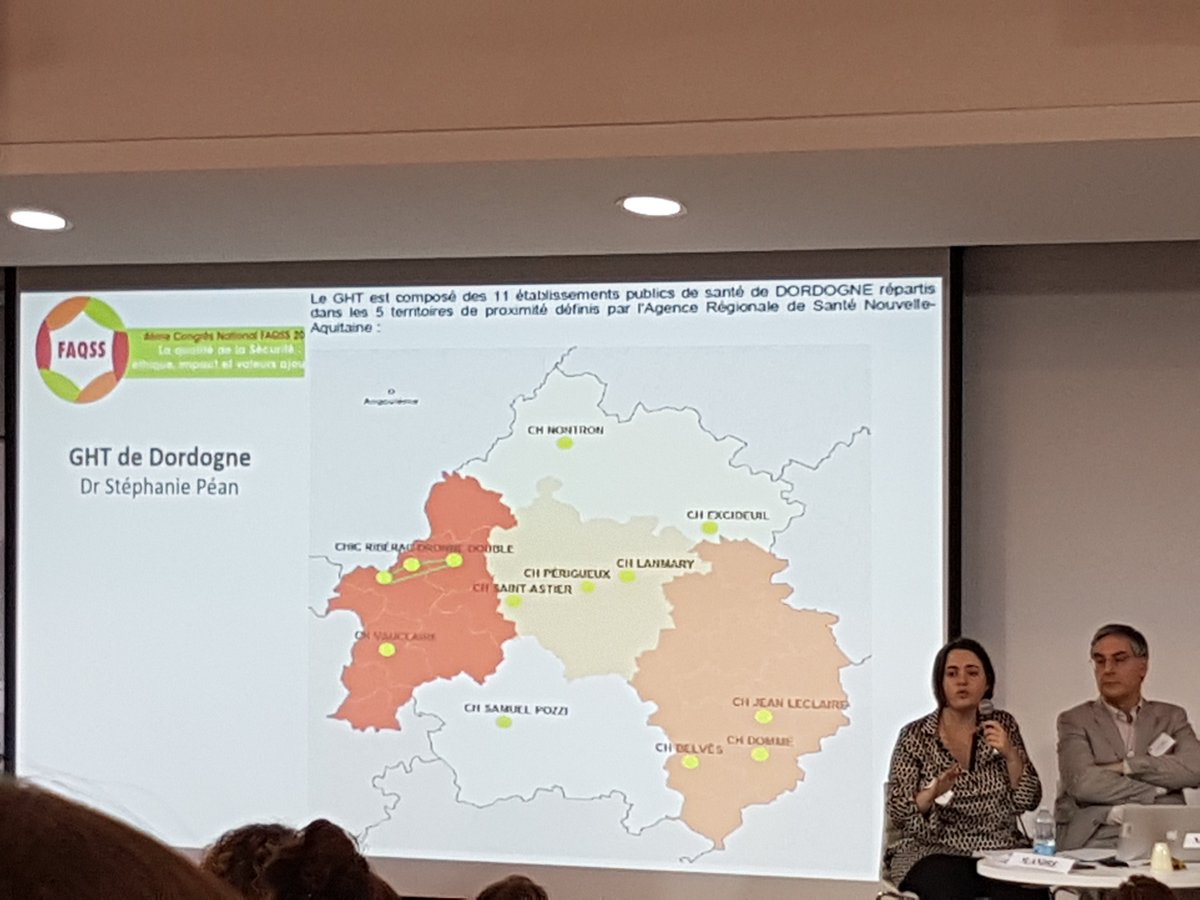 focusqualite's tweet photo. Congrès #FAQSS : Le GHT en pratique… Dr Stéphanie PEAN du GHT de Dordogne https://t.co/HheQrfeg9Z