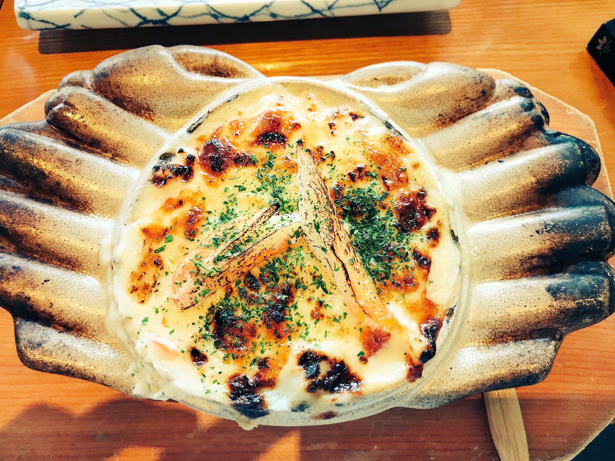山田ジェームス武 Pa Twitter カニ グラタン 二個 食す うへへ T Co Tkm2sgjwdf Twitter