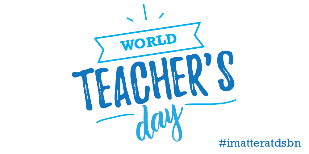 dsbn's tweet photo. Thank you to all the dedicated teachers who improve the lives of children every day! #WorldTeachersDay #imatteratdsbn https://t.co/6voFgoOBeh