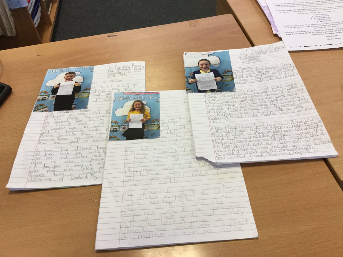 The first of our letters to Mombo primary are done and dusted and ready to go <a href="/EdMalawi/">MalawiEdPartnership</a>  🇲🇼🇲🇼🇲🇼🇲🇼