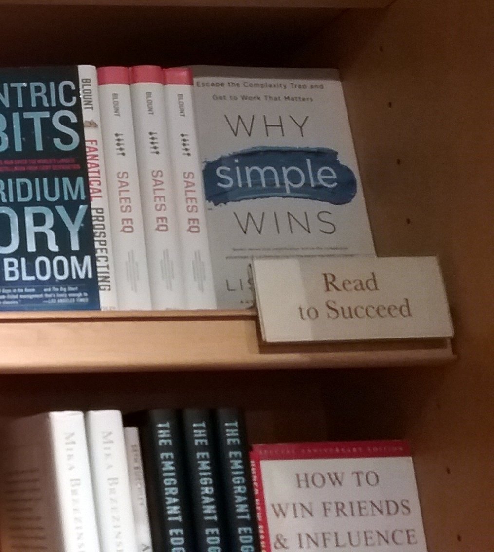 Spotted at @SATairport - tweet us your snap of #WhySimpleWins (say where) and we'll send you @LisaBodell's 10 Simplification Tips + Tricks