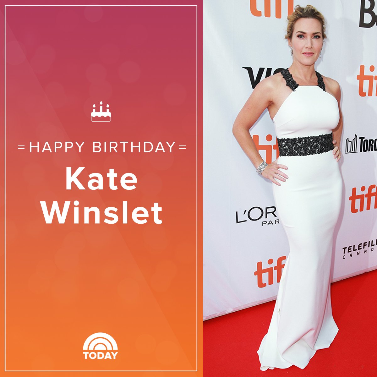 Happy birthday, Kate Winslet! 