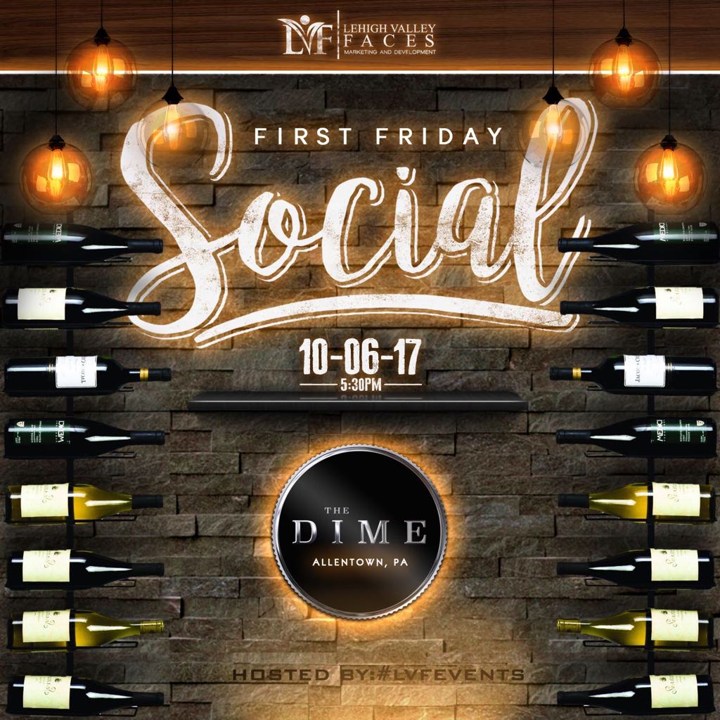 FacesInt's tweet photo. #TheFirstFridaySocial is back at the @DimeAllentown tomorrow October 6! See you there! https://t.co/KTsas7FCT1