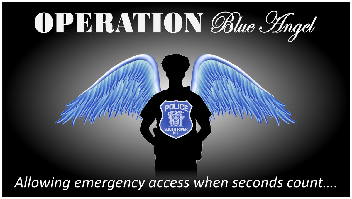 SouthRiverPD's tweet photo. New #OperationBlueAngel program to assist officers with access to elderly & disabled residents (see link for info) - https://t.co/kkcOOJcAl7 https://t.co/cg4x4iUbNf