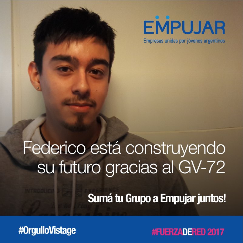 #OrgulloVistage Gracias al apoyo de los Grupos Vistage, cada joven del @ProgramaEmpujar tiene la posibilidad de construir un futuro mejor!
