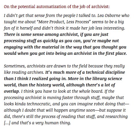 Renegade Newsletter (@longformwriting) on Twitter photo <a href="/jsomers/">James Somers</a> <a href="/villagevoice/">The Village Voice</a> 3/ his thoughts on the potential automatization of the archivist's job <a href="/jsomers/">James Somers</a> <a href="/villagevoice/">The Village Voice</a> 3/ his thoughts on the potential automatization of the archivist's job
