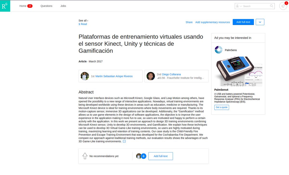When researchGate show the abstract our article <a href="/collarad/">Diego Collarana</a> jeje