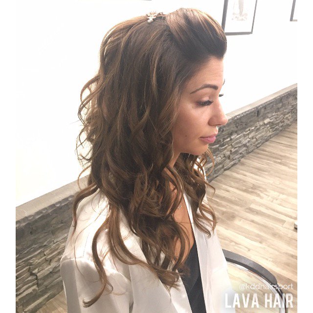lavahair's tweet photo. Hair by Krista #weddinghair #longhair #halfupstyle #yychairsalon #yychairstylist #romantichair #yychair #lava_hair Krista Dumoncea https://t.co/QHw1DjQjaw