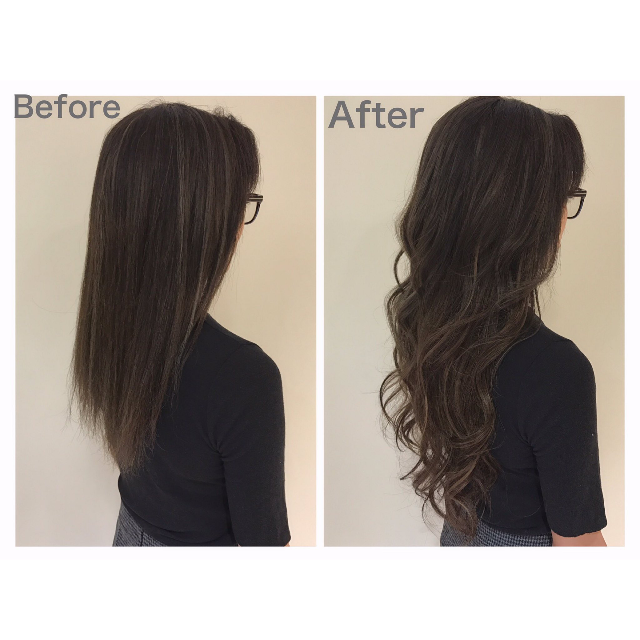 超美容師あやぽ エクステのお客様 シールエクステ70本 ええかんじやー シールエクステ エクステ レミーヘア 人毛100 ハイライト ミックス ロングヘア みちょぱ 風 Vancouncil 恵比寿 美容師