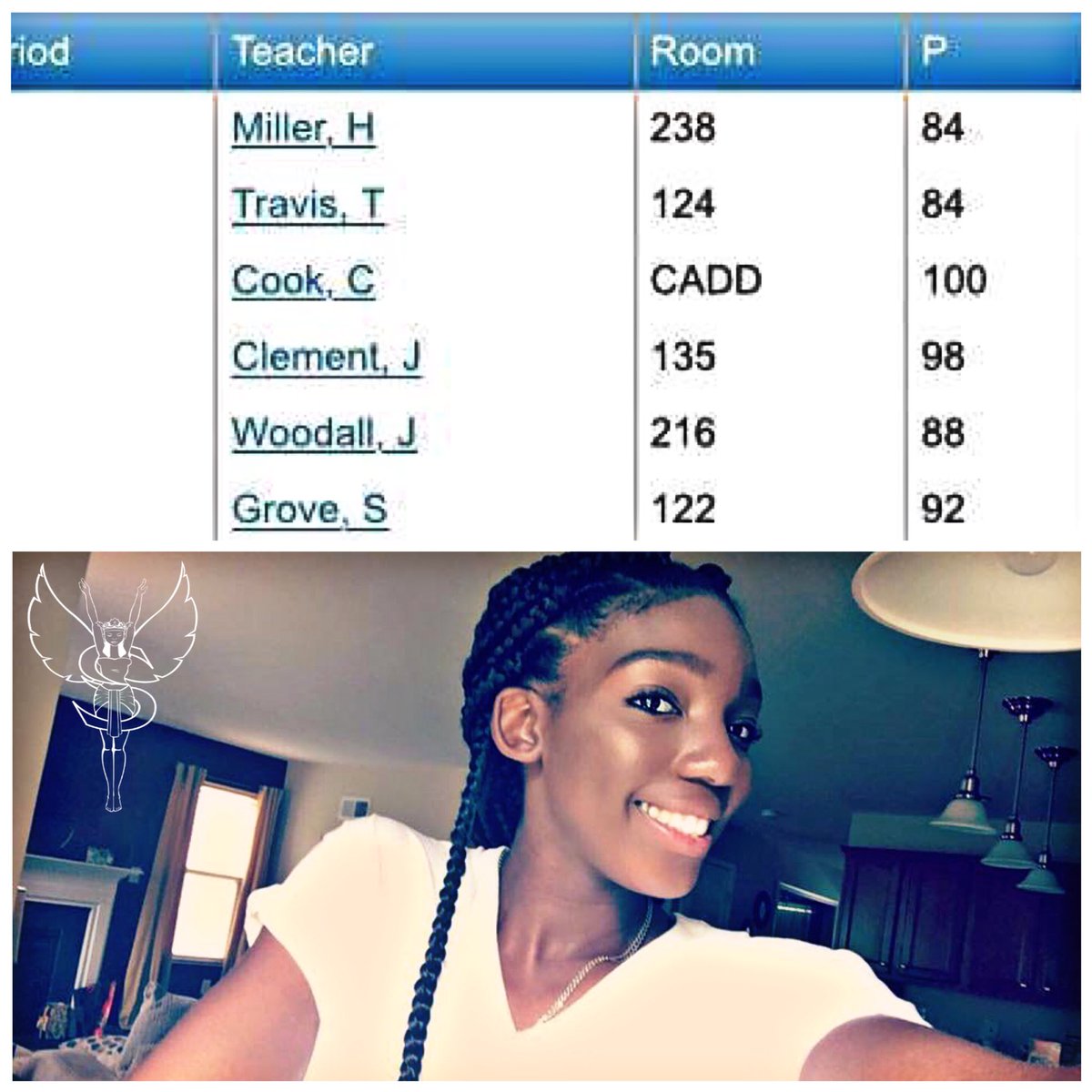 __BMD's tweet photo. GREAT JOB Queen. SHE PLAYS NO GAMES when it comes to grades! Keep striving! #PROUD #GREATNESS #SMDSFinest #EducationIsPower @tiaralittle23 https://t.co/pvGSFKroPU