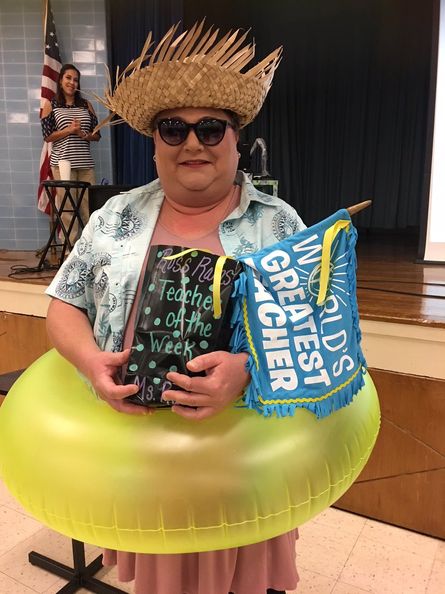 Teacher of the Week for Ross - the engaging Ms. Ramos!!