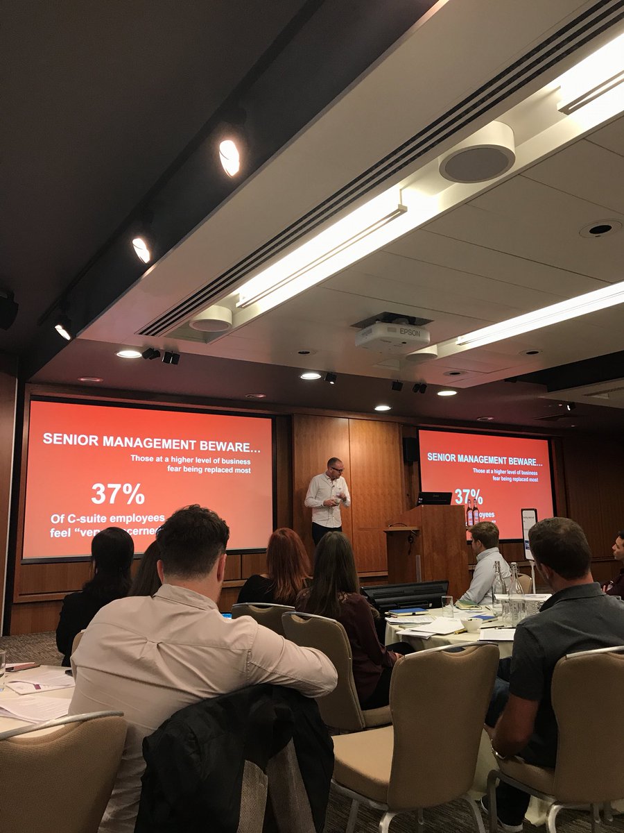 MillerRKO's tweet photo. Feeling like I’d just pull the ‘plug’ on any AI threatening to take my role! Very interesting presentation #reedrectech #TLCon https://t.co/oJ8TIxmunn