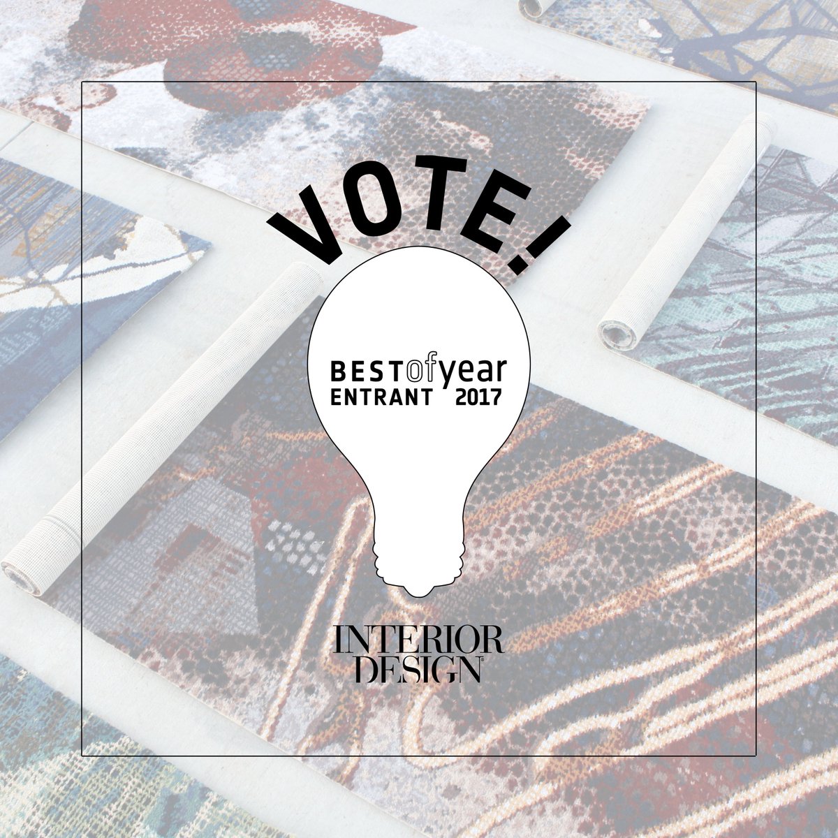 ATTN: Voting for <a href="/InteriorDesign/">Interior Design</a> #idboyawards is now open! Vote Terra-Grit! #thisiscarpet!

bit.ly/2z1IkdU