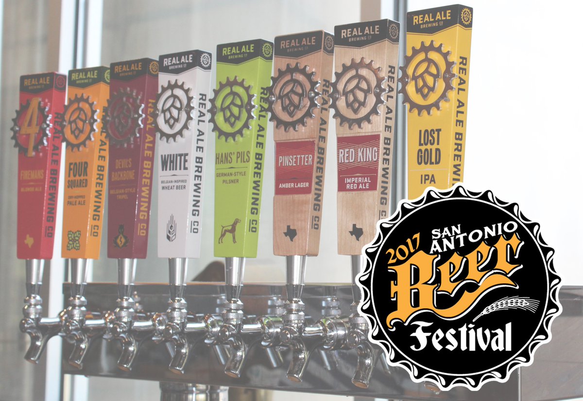 Real Ale Brewing Co. (@realalebrewing) on Twitter photo RT & Follow <a href="/RealAleBrewing/">Real Ale Brewing Co.</a> for a chance to win 2 tickets to <a href="/SABeerFestival/">SABeerFest</a>! We'll be pouring 14 brews + 2 specialty casks! #contest RT & Follow <a href="/RealAleBrewing/">Real Ale Brewing Co.</a> for a chance to win 2 tickets to <a href="/SABeerFestival/">SABeerFest</a>! We'll be pouring 14 brews + 2 specialty casks! #contest