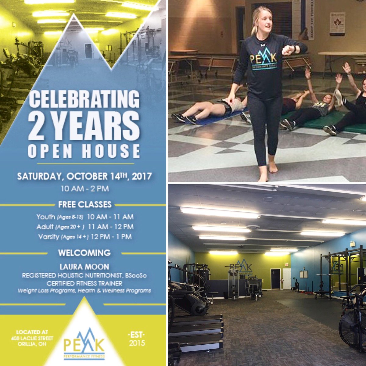 PPerformanceFit's tweet image. We want to welcome everyone to our Open house on Saturday October 14 !!!!! We want t (more: shoporillia.com/peakperformanc…)