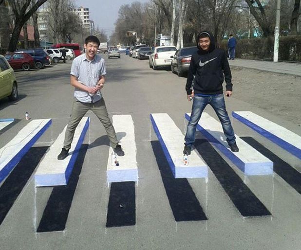 Bu yaya geçidi dikkatsiz sürücüyü durdurur buff.ly/2xk94Ev