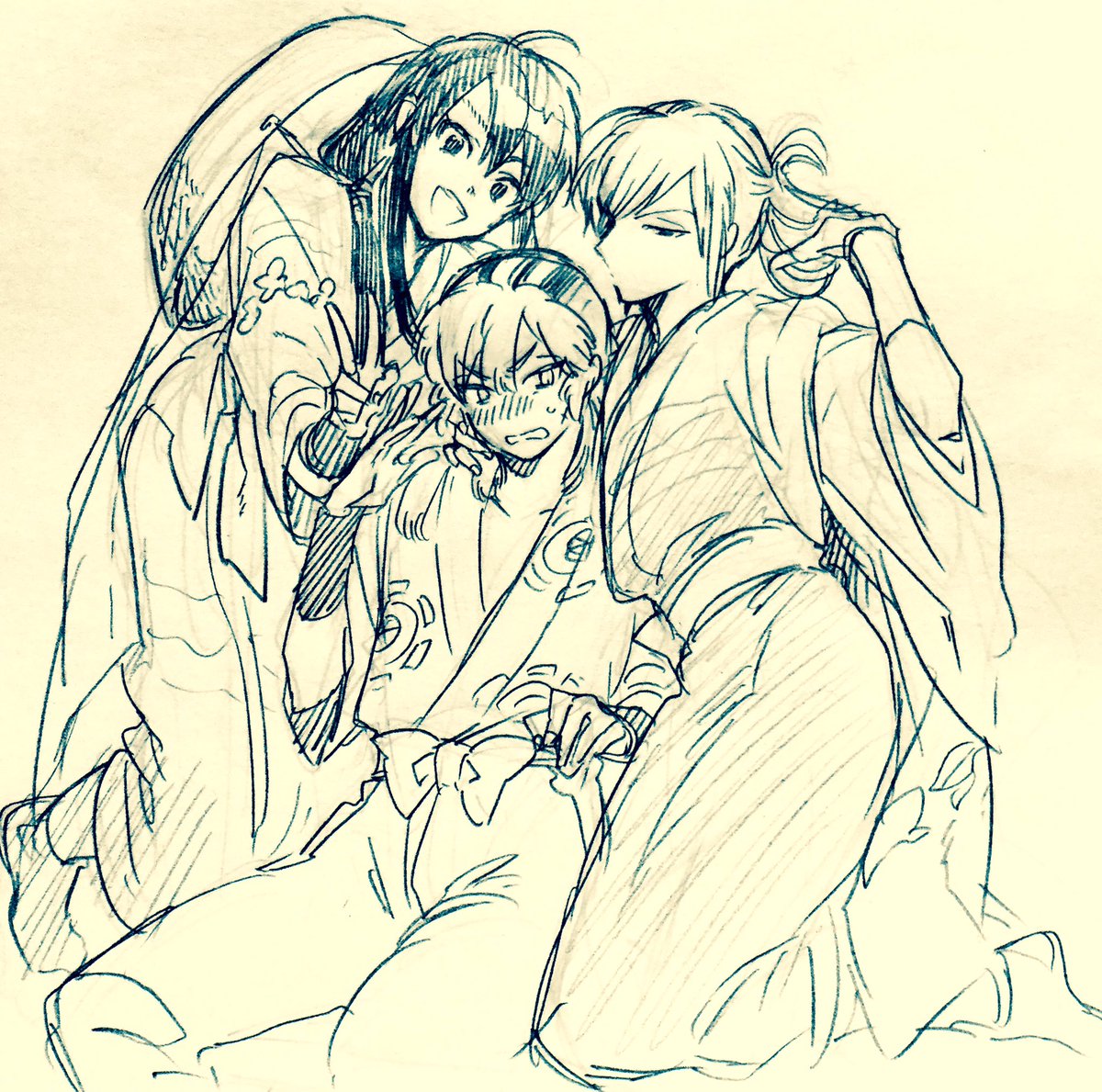 網問と間切とみよ(女装) 