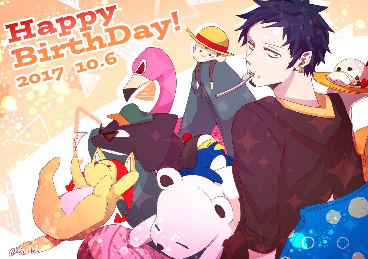 huji_rkgk's tweet photo. ローさんお誕生日おめでとう～～！😂🙌
#トラファルガー・ロー生誕祭2017 https://t.co/pr4gk08D1o