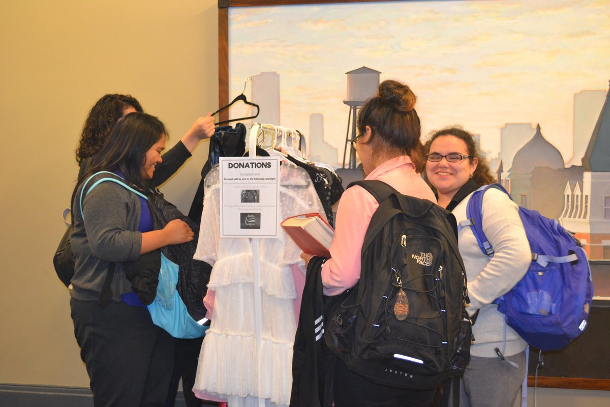Say yes to the dress! Las Chicas hosted a dress sale with all proceeds benefiting disaster relief. Thank you to all who donated!