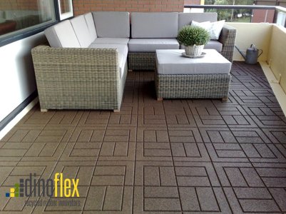 Cushionwalk pavers are made of recycled rubber and are a great way to rejuvenate old outdoor spaces. #uniquelydifferent