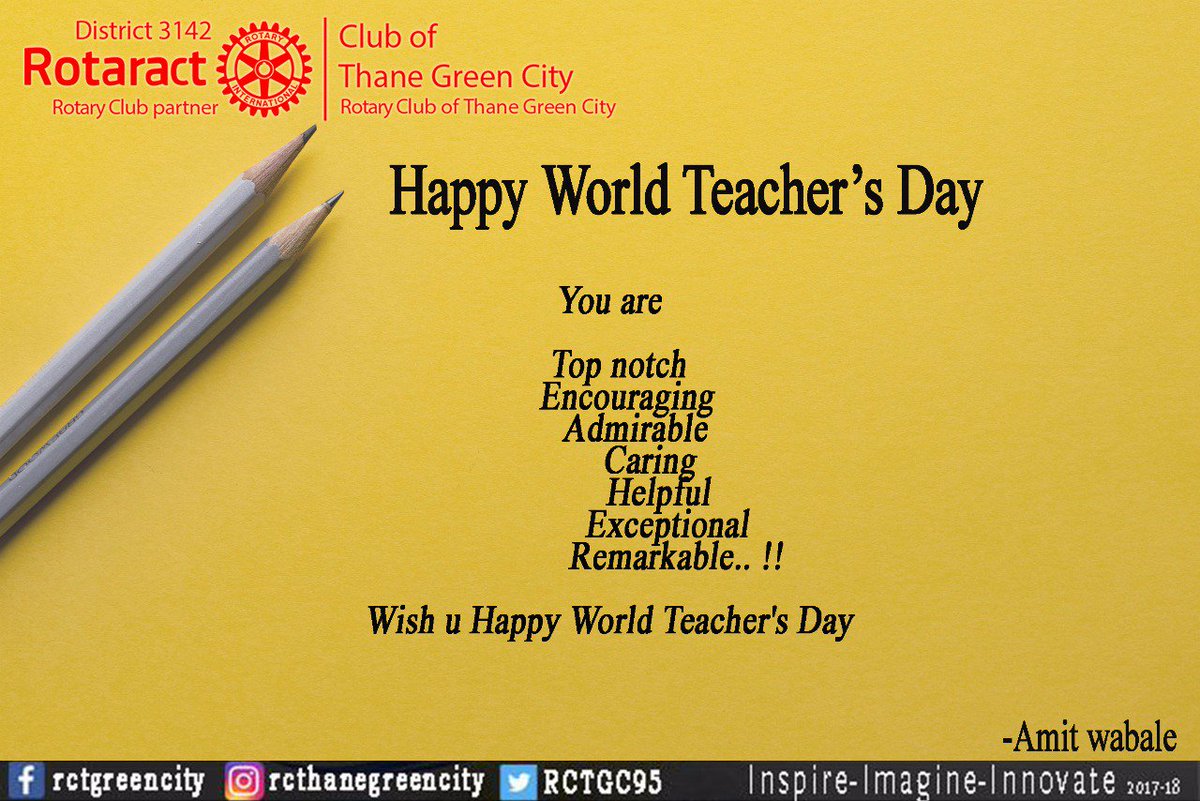 naruto_hokage19's tweet photo. *Please like the post on Instagram*
World teachers Day
#RCTGC
#inspireimagineinnovate
#RID3142
#Zone2 https://t.co/AUAKq0Fjqp