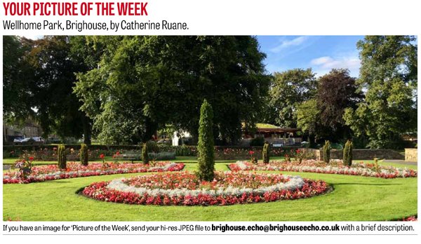 'Your Picture of the Week' <a href="/Brighouse_Echo/">Brighouse Echo</a> Wellhome Park #Brighouse by Catherine Ruane tinyurl.com/y7r4je62