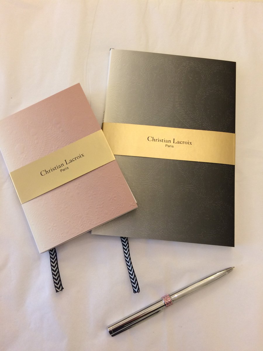 We LOVE our new Christian Lacroix note books! Stylish Stationary at its finest! #designergoodies #perfectgift #newarrivals