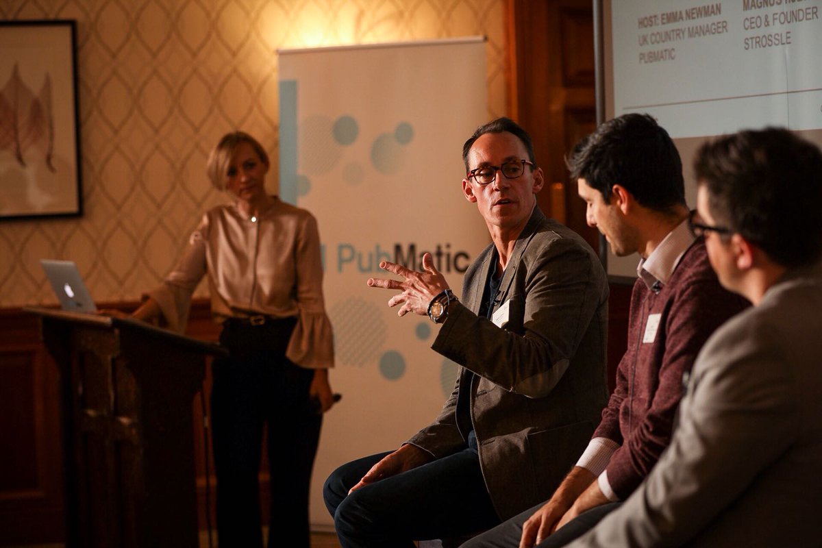 PubMatic's tweet photo. #Video, #mobile and #native with @emmacnewman @Taptica @lopsidedstephen and @strossle #AdRevForum https://t.co/2pp3eAYoCj