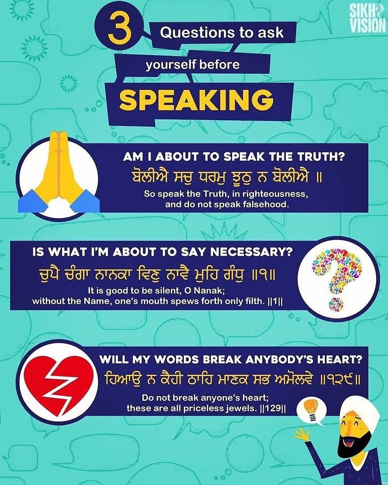 3 questions to ask yourself before speaking
#ThinkBeforeYouSpeak
#DontUseHarshWords
#SpeakTheTruth
#BeTheChangeYouNeed
#TeraPanthVasse
