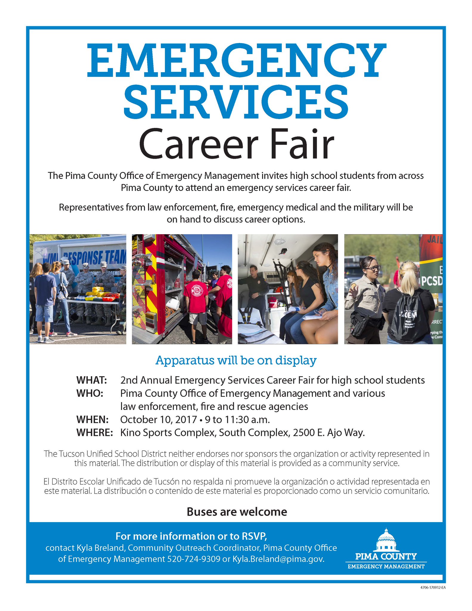 Pima County OEM on Twitter "Calling all HS Students!! Join us next