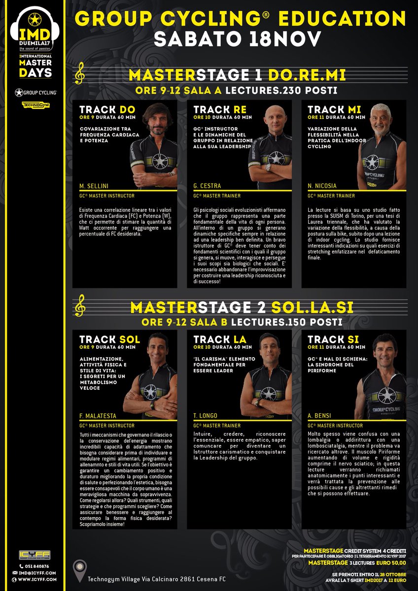 ICYFF1's tweet photo. We are ready to rock your IMD!Per info e iscrizioni: imd@icyff.com
#imdthesoundofpassion #icyff #education #OMR #fun #wellness #groupcycling https://t.co/bQiPx4wbpn