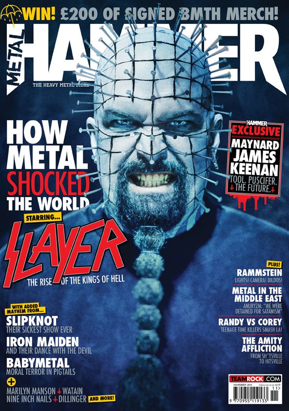 Cover from 2011 for  #MetalHammerMagazine  in the UK 
#KerryKing  #Slayer   @MetalHammer