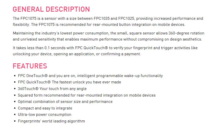 FPC_DK's tweet photo. This the new sensor #FPC1075 i pixel from #google💪💪 https://t.co/PUTBnMZfnH