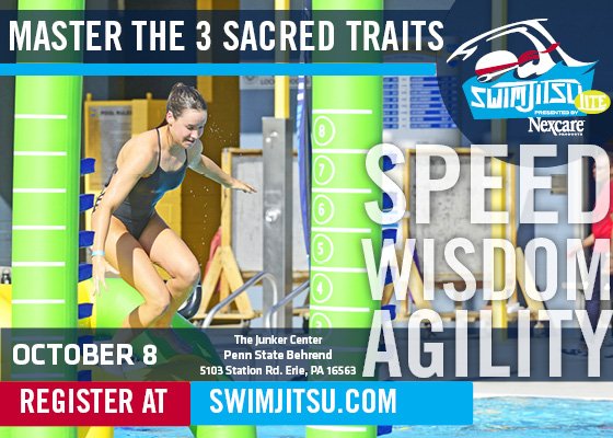 swimjitsu's tweet photo. Can you master the three sacred traits to become a Grand Master swimja?! Prove it this Sunday in Pennsylvania ➡️ https://t.co/0biWOpgYLw https://t.co/zsunBrjkua