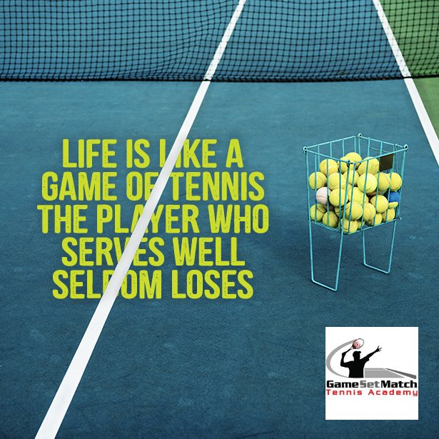 #TennisThursday Will you win today? #GSM