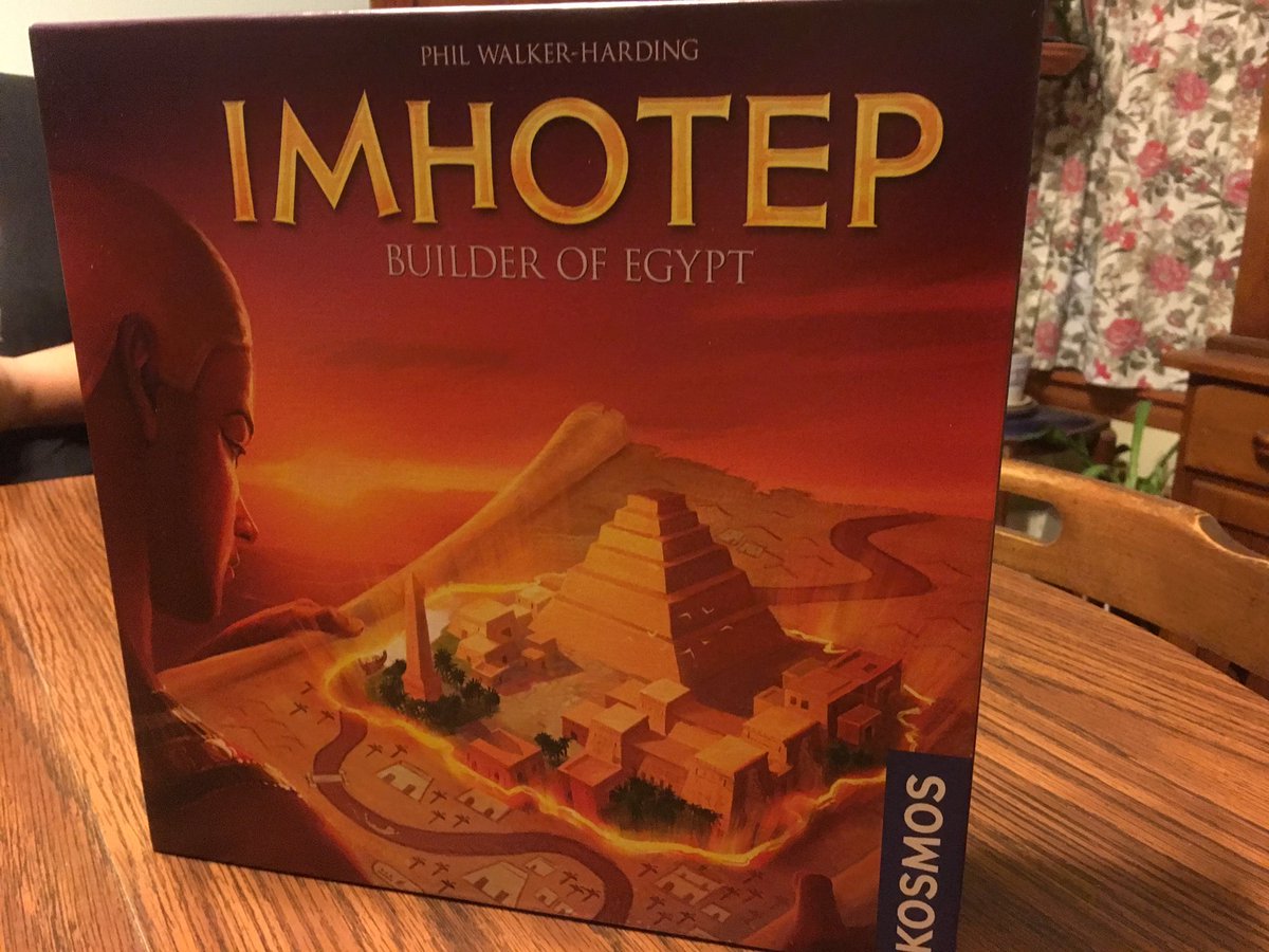 wots_qc's tweet image. Afternoon #BGG, we had a nice evening playing #imhotep! #2017Boardgamechallenge