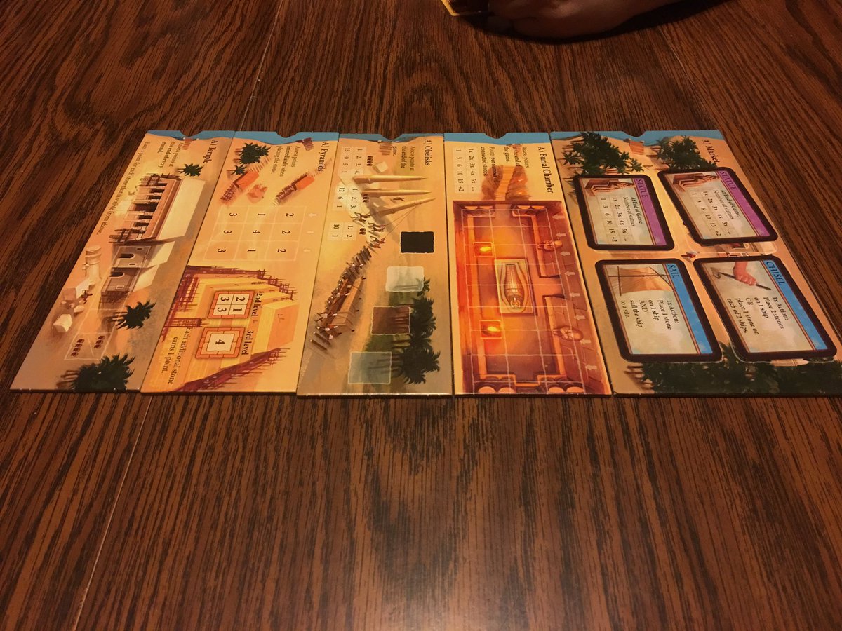 wots_qc's tweet image. Afternoon #BGG, we had a nice evening playing #imhotep! #2017Boardgamechallenge