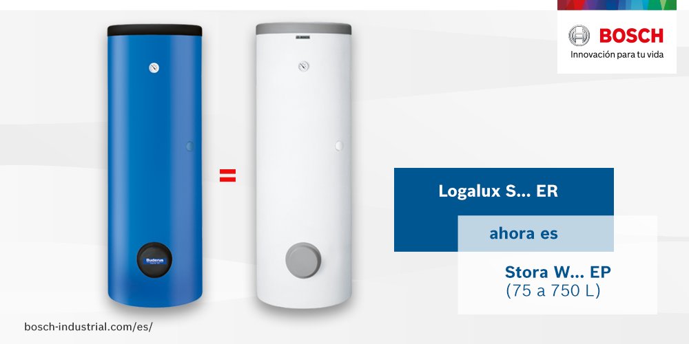 Buderus_es's tweet photo. Logalux S… ER ahora es Stora W… EP, un interacumulador vitrificado de alta calidad, de 75 a 750 L #CalorComercial https://t.co/0dwqZeeVsl https://t.co/XMMVRVPF8W