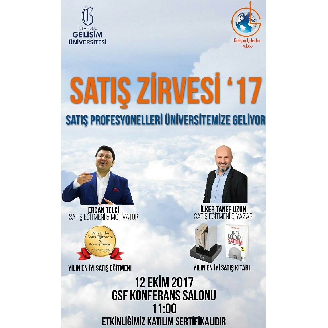 12 Ekim 2017 tarihi saat 11.00'da Güzel Sanatlar Fakültesi Konferans Salonu'nda sizi bekliyor olacağız! ✨ #liderbirgelecekiçin