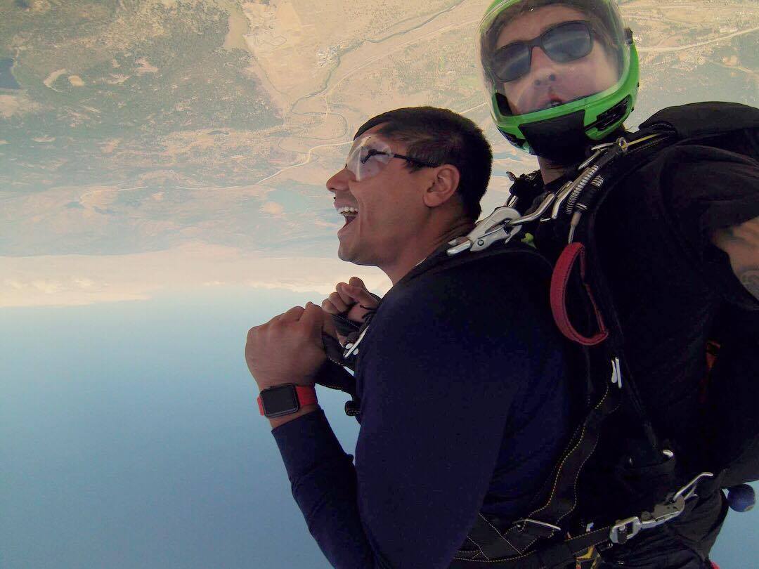 JulianKRNV's tweet photo. Jumped out of a plane in my last #ExploringOurBackyard. Thanks for such a great experience @SkydiveTruckee! Story airs at 6pm only on @KRNV! https://t.co/jNo2FF7K37