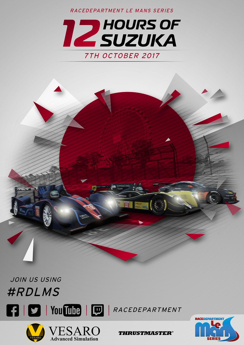 RaceDepartment's tweet photo. Awesome liveries alert! #rdlms @vesarosim @TMThrustmaster @rFactor2 spotter guide for Suzuka is here! #Simracing @Christopher_EEE 
https://t.co/bju0KfP9vt https://t.co/TqUA65tEYe