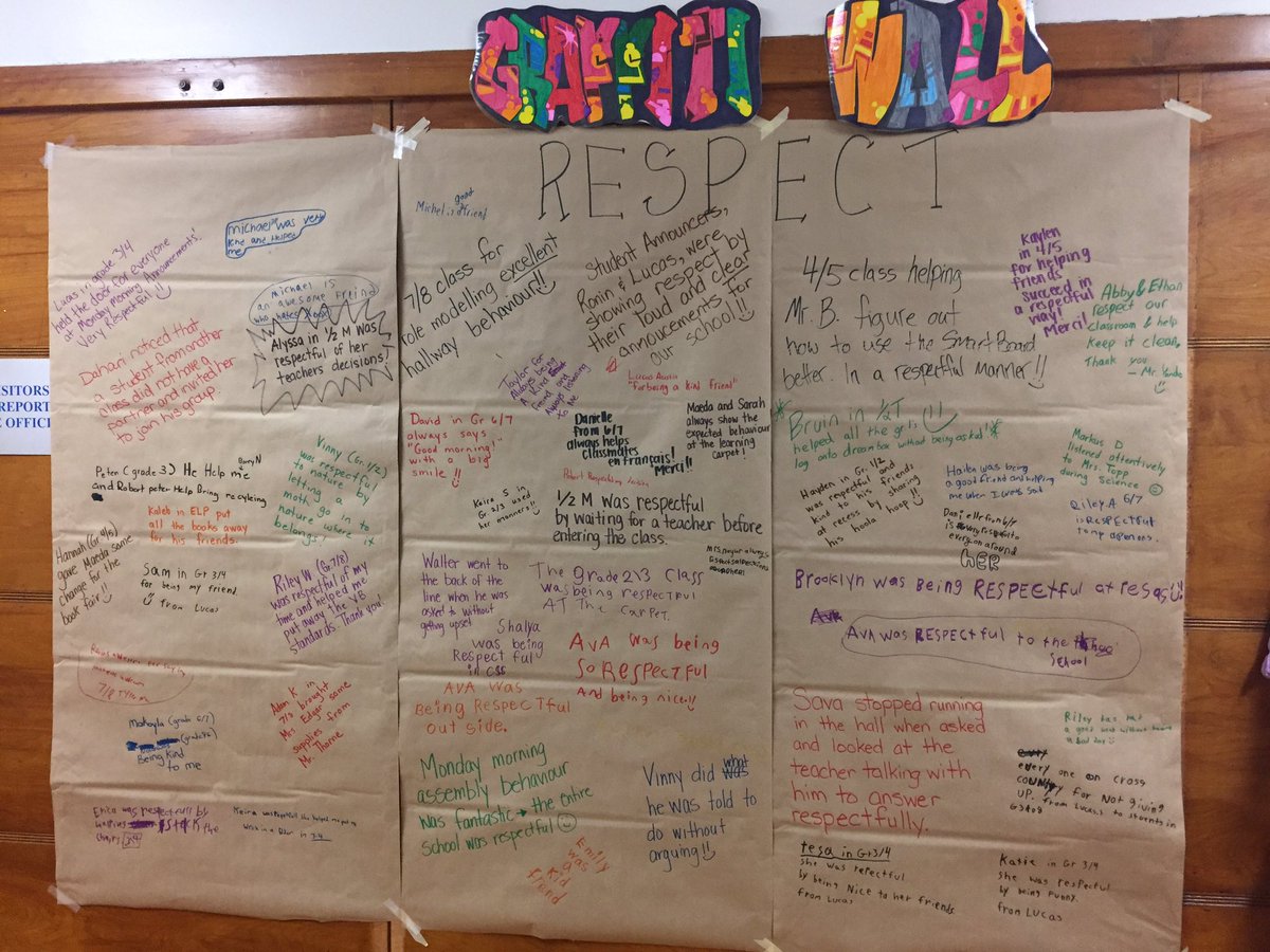 Our Knights showing respect all month long #theknightlife <a href="/EdithCavellDSBN/">Edith Cavell School</a>