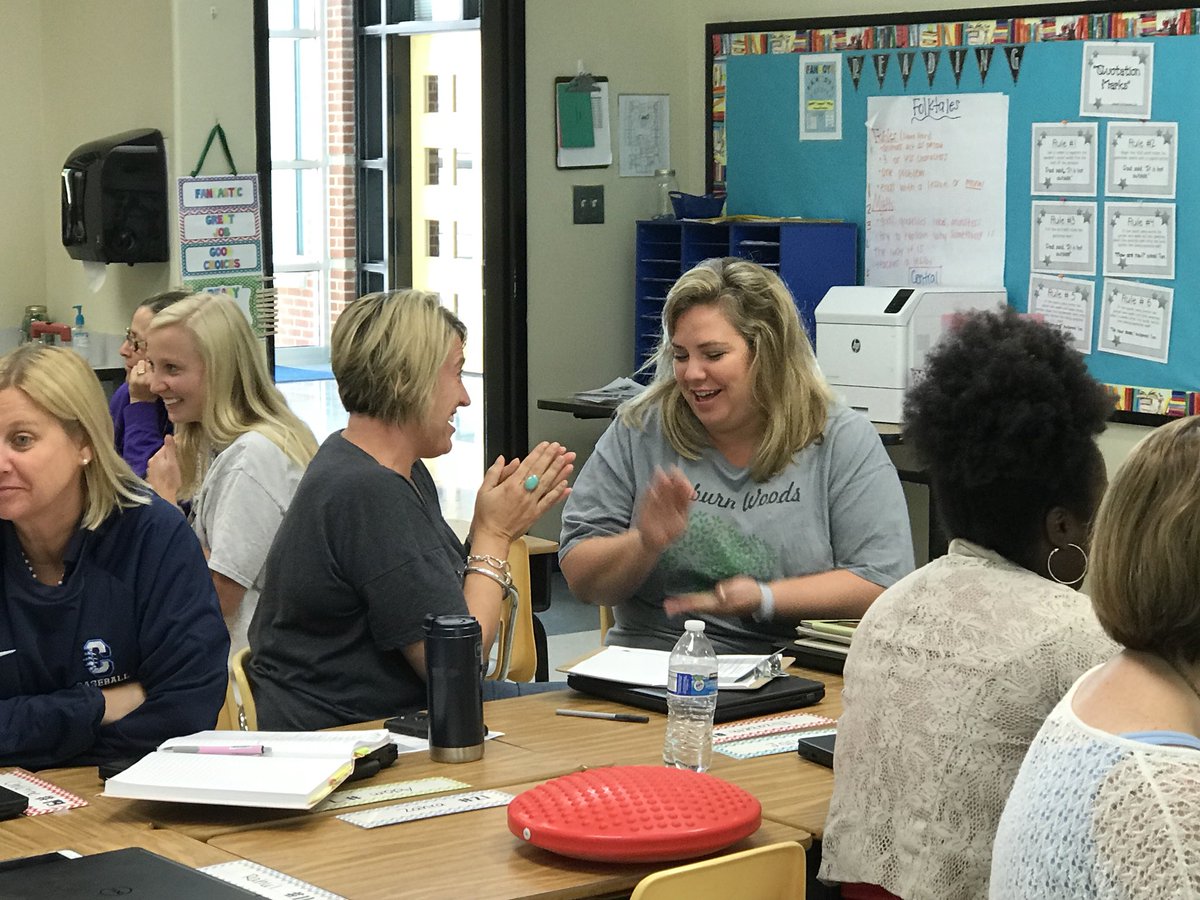 s_masten's tweet photo. Whole brain teaching PD...thank you @mrsktmiller and @mrs_bedenk! #literacyfocused #cwesisthebest https://t.co/ntOOmhSK7g