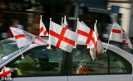 paddypower's tweet photo. England qualify for the World Cup. The guy who makes these sh*tty little flags has just ordered a new kitchen. https://t.co/bvrSsX09jG