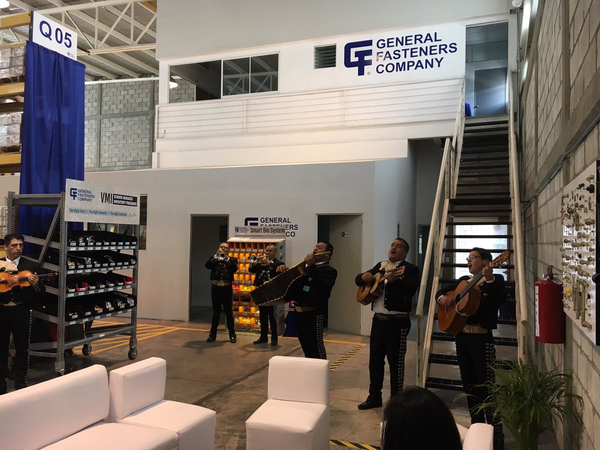 VMI and Mariachi bands. That's how we roll at General Fasteners de Mexico! Great turnout in Querétaro  today for our 2017 Open House