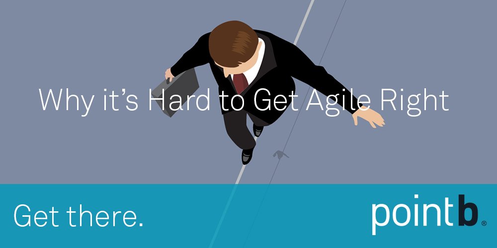 PointB's tweet photo. Learn how to reap the benefits of Agility by avoiding common pitfalls in our upcoming webinar: https://t.co/hSSVB8N0tY #agilechallenges https://t.co/6dFg2g0ngo