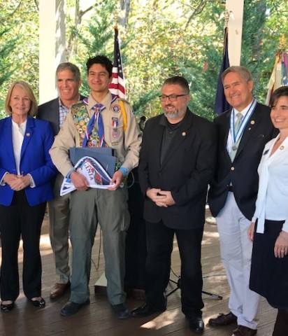 Congrats to both Ryan &amp; Jibreel on attaining your well-deserved Eagle Scout Ranks!
